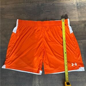 Under Armour Athletic Running Shorts Orange Size XXL Gym Workout
